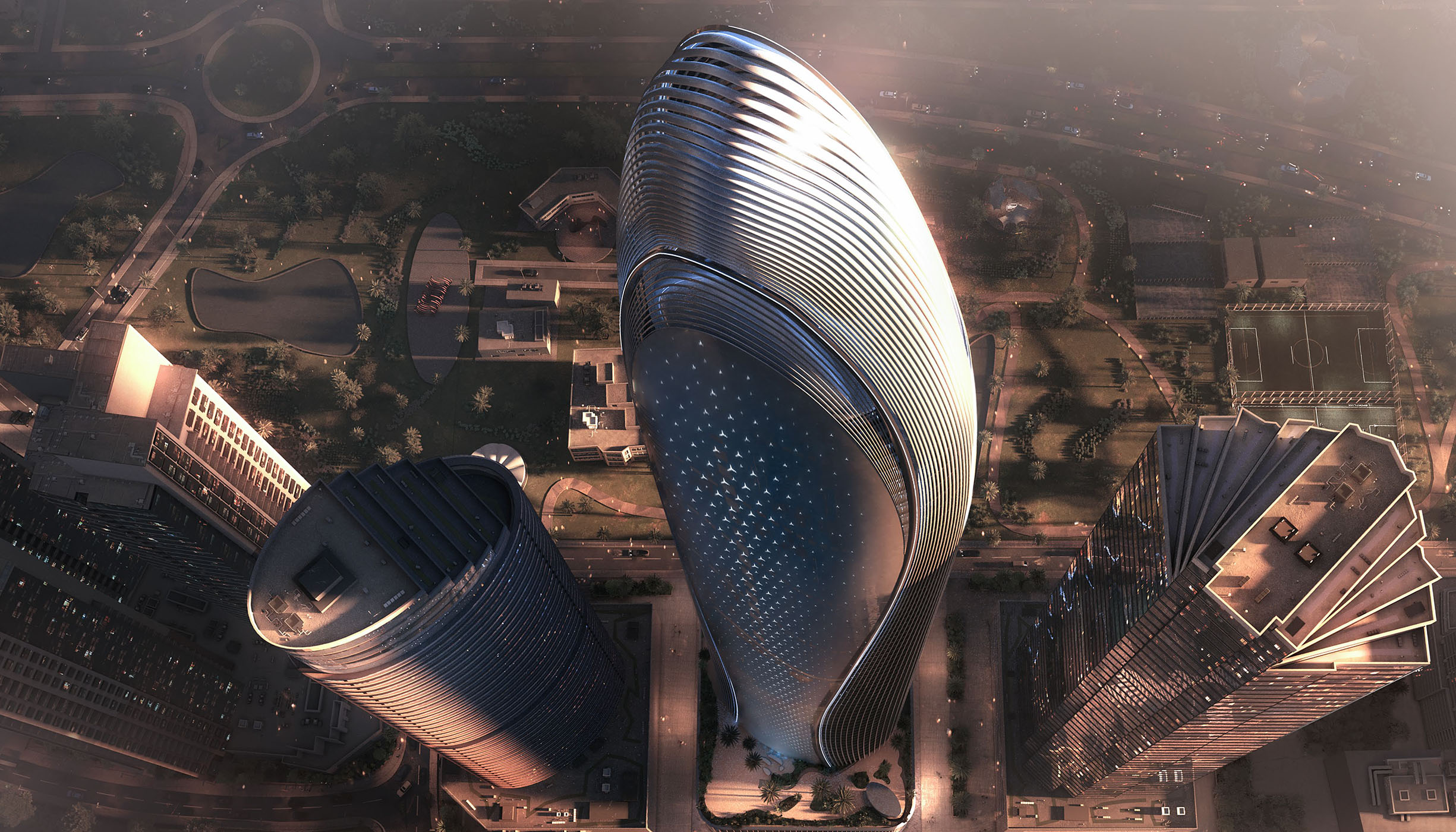 Mercedes Benz Places at Downtown